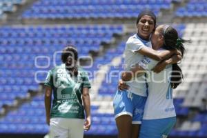FÚTBOL FEMENIL . CLUB PUEBLA VS LEÓN