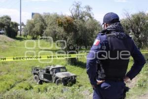 HUEJOTZINGO . ACCIDENTE EJÉRCITO