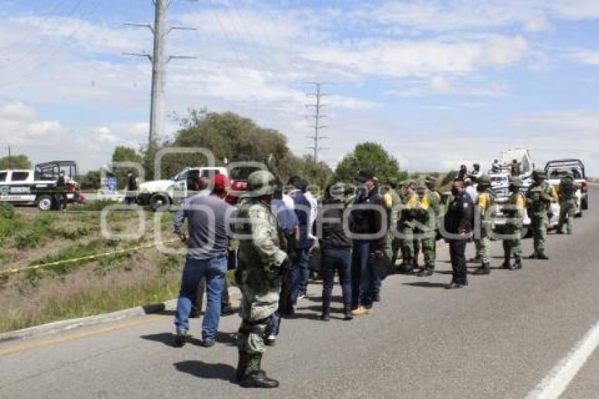 HUEJOTZINGO . ACCIDENTE EJÉRCITO