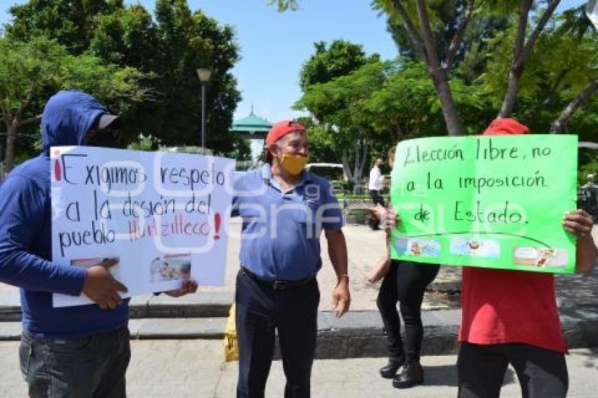 TEHUACÁN . MANIFESTACIÓN