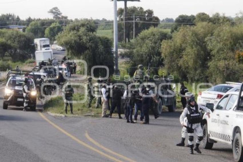 HUEJOTZINGO . ACCIDENTE EJÉRCITO