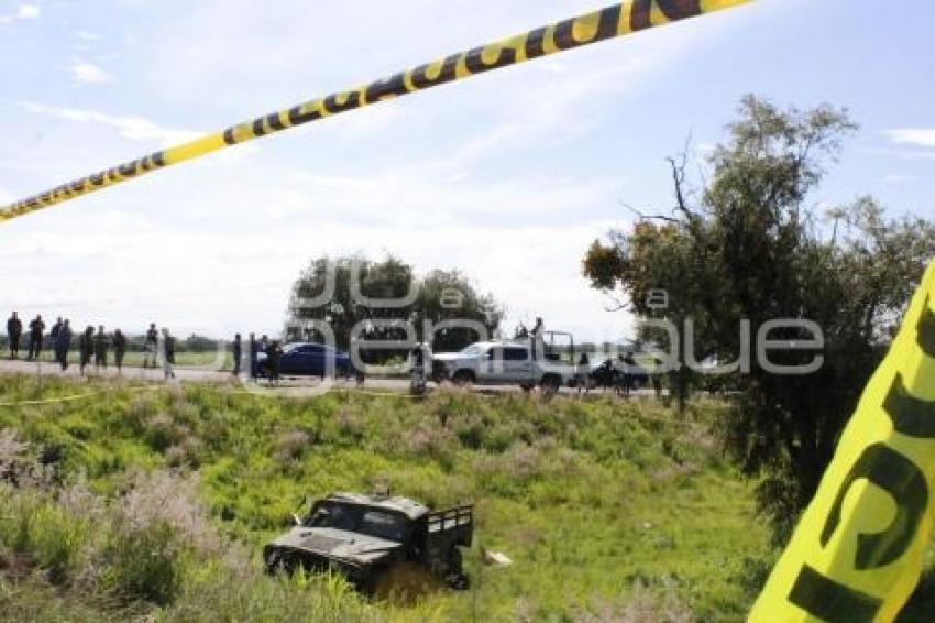 HUEJOTZINGO . ACCIDENTE EJÉRCITO