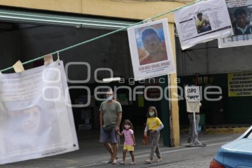 PLANTÓN . DESAPARECIDOS