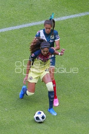 FÚTBOL FEMENIL . AMÉRICA VS CLUB PUEBLA