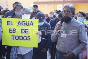 MANIFESTACIÓN . DEFENSA DEL AGUA