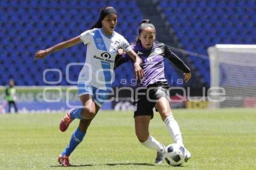 FÚTBOL FEMENIL . CLUB PUEBLA VS MAZATLÁN