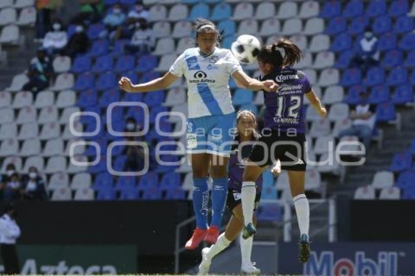 FÚTBOL FEMENIL . CLUB PUEBLA VS MAZATLÁN