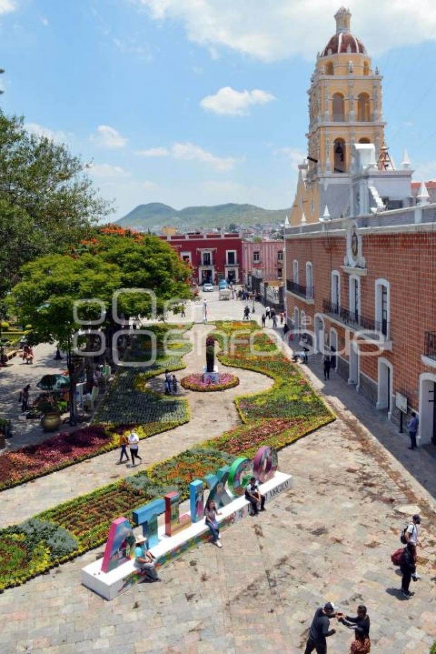 ATLIXCO . TAPETE MONUMENTAL