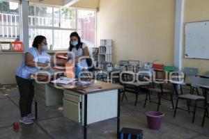 ACATLÁN . LIMPIEZA DE ESCUELAS