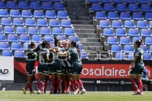 FÚTBOL FEMENIL . CLUB PUEBLA VS CRUZ AZUL