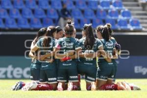 FÚTBOL FEMENIL . CLUB PUEBLA VS CRUZ AZUL