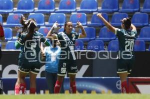 FÚTBOL FEMENIL . CLUB PUEBLA VS CRUZ AZUL