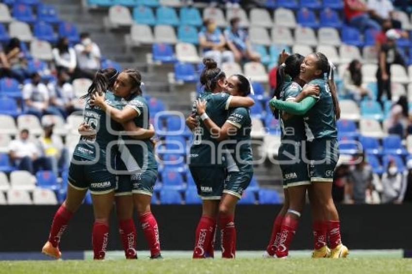 FÚTBOL FEMENIL . CLUB PUEBLA VS CRUZ AZUL