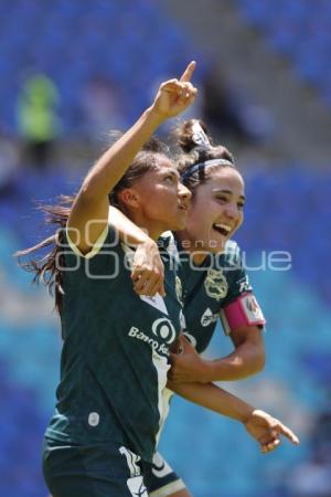 FÚTBOL FEMENIL . CLUB PUEBLA VS CRUZ AZUL