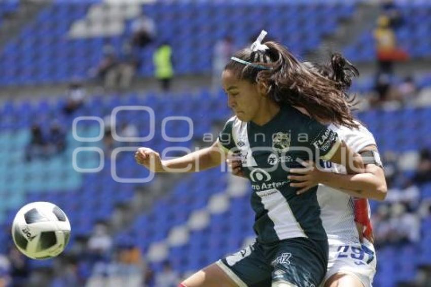 FÚTBOL FEMENIL . CLUB PUEBLA VS CRUZ AZUL