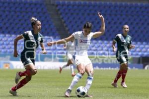 FÚTBOL FEMENIL . CLUB PUEBLA VS CRUZ AZUL