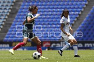 FÚTBOL FEMENIL . CLUB PUEBLA VS CRUZ AZUL