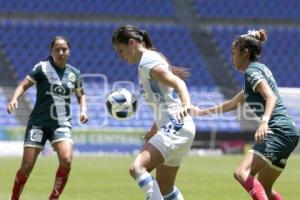 FÚTBOL FEMENIL . CLUB PUEBLA VS CRUZ AZUL