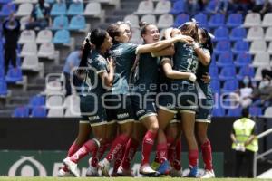 FÚTBOL FEMENIL . CLUB PUEBLA VS CRUZ AZUL