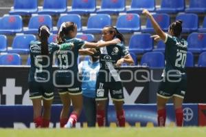 FÚTBOL FEMENIL . CLUB PUEBLA VS CRUZ AZUL