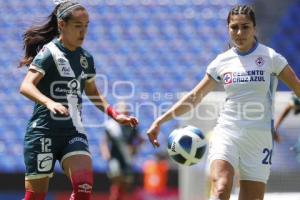FÚTBOL FEMENIL . CLUB PUEBLA VS CRUZ AZUL