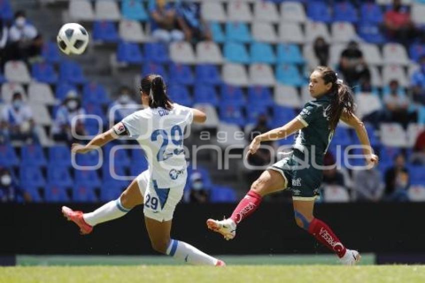 FÚTBOL FEMENIL . CLUB PUEBLA VS CRUZ AZUL