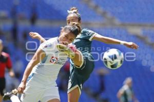 FÚTBOL FEMENIL . CLUB PUEBLA VS CRUZ AZUL
