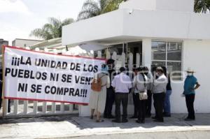 MANIFESTACIÓN . HABITANTES COYOMEAPAN