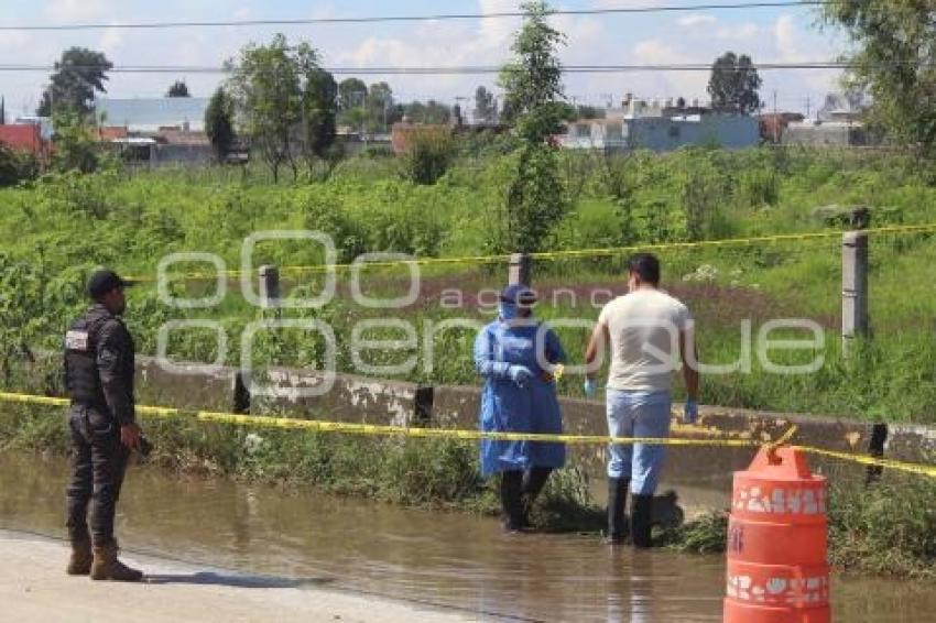 NOTA ROJA . RESTOS HUMANOS