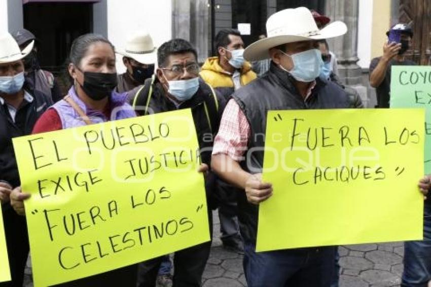 MANIFESTACIÓN POBLADORES COYOMEAPAN