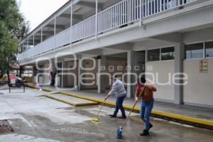 TEHUACÁN . LIMPIEZA ESCUELAS