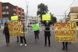 MANIFESTACIÓN CICLOVÍA SAN MANUEL