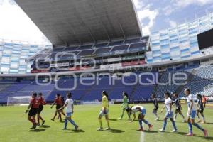 FÚTBOL FEMENIL . CLUB PUEBLA VS QUERÉTARO