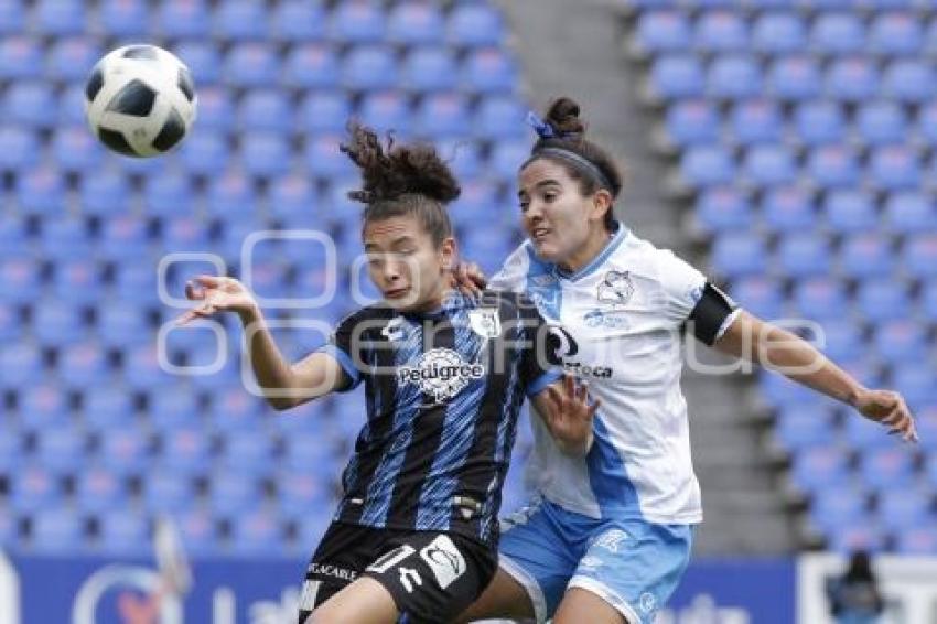 FÚTBOL FEMENIL . CLUB PUEBLA VS QUERÉTARO