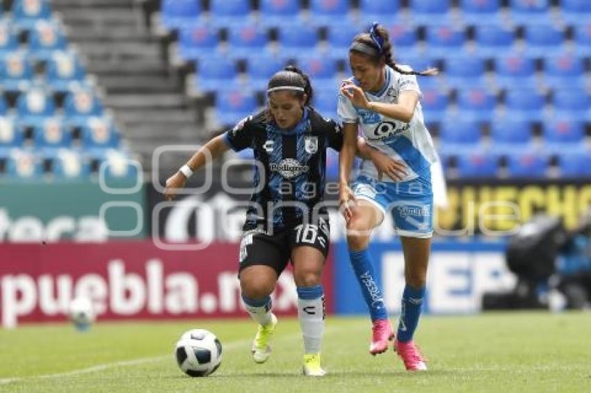 FÚTBOL FEMENIL . CLUB PUEBLA VS QUERÉTARO