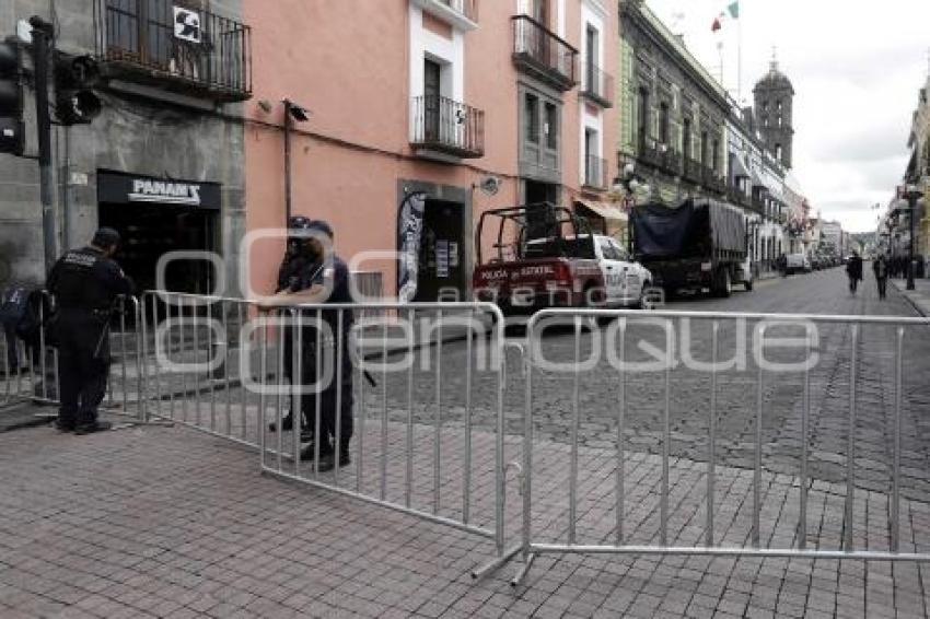 CONGRESO . CERCO DE SEGURIDAD