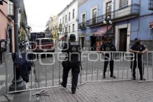 CONGRESO . CERCO DE SEGURIDAD