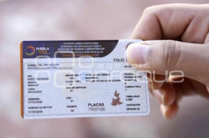 TARJETA DE CIRCULACIÓN