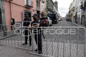 CONGRESO . CERCO DE SEGURIDAD