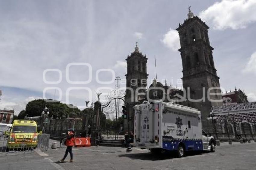 CIERRES VIALES . CENTRO HISTÓRICO