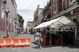 CIERRES VIALES . CENTRO HISTÓRICO