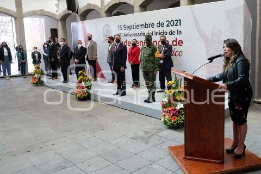 TLAXCALA . CEREMONIA INDEPENDENCIA