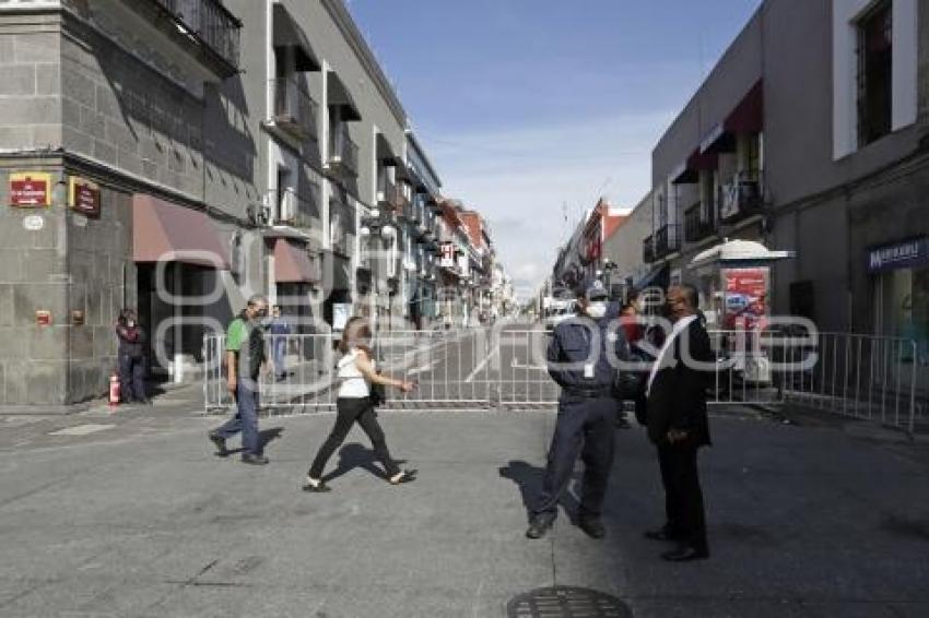 CIERRES VIALES . CENTRO HISTÓRICO