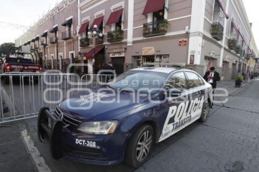 CIERRES VIALES . CENTRO HISTÓRICO