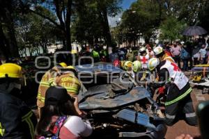 TLAXCALA . SIMULACRO DE SISMO 