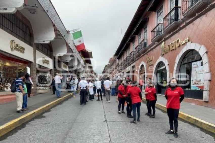 SIMULACRO DE SISMO . TEZIUTLAN