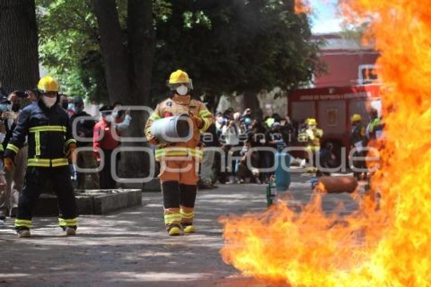 TLAXCALA . SIMULACRO DE SISMO 