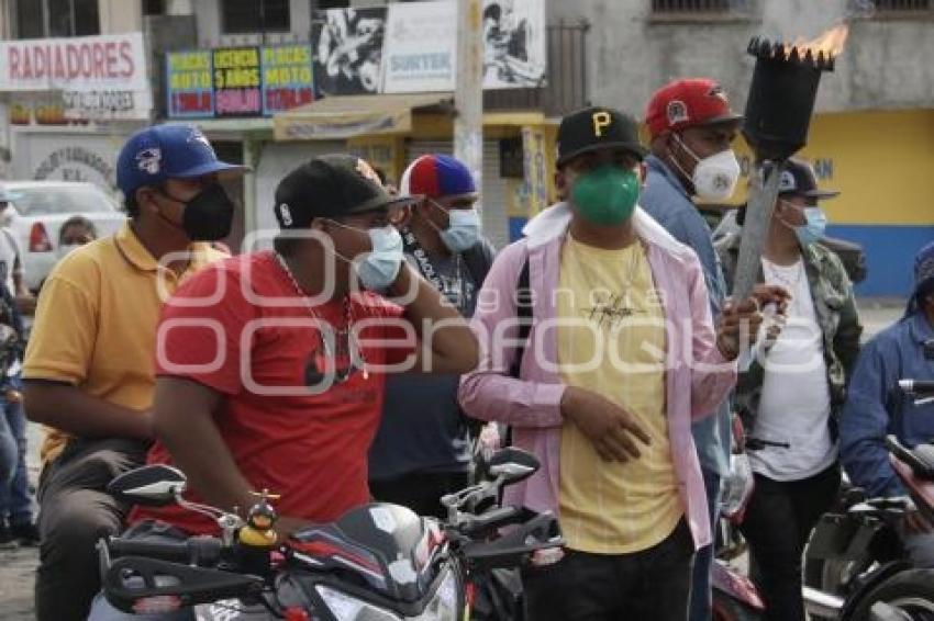 ACATLÁN . ANTORCHA GUADALUPANA