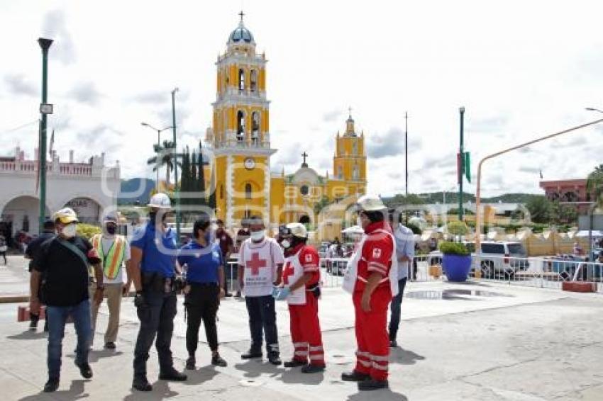 SIMULACRO SISMO . EPICENTRO