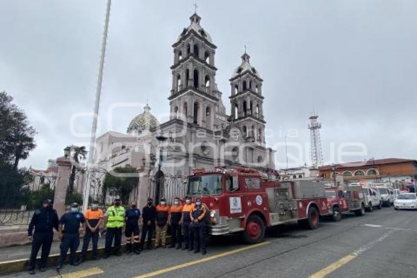 SIMULACRO DE SISMO . TEZIUTLAN